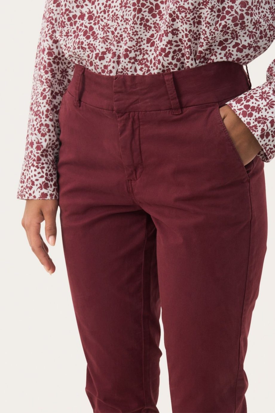 Soffys pant - Tawny port