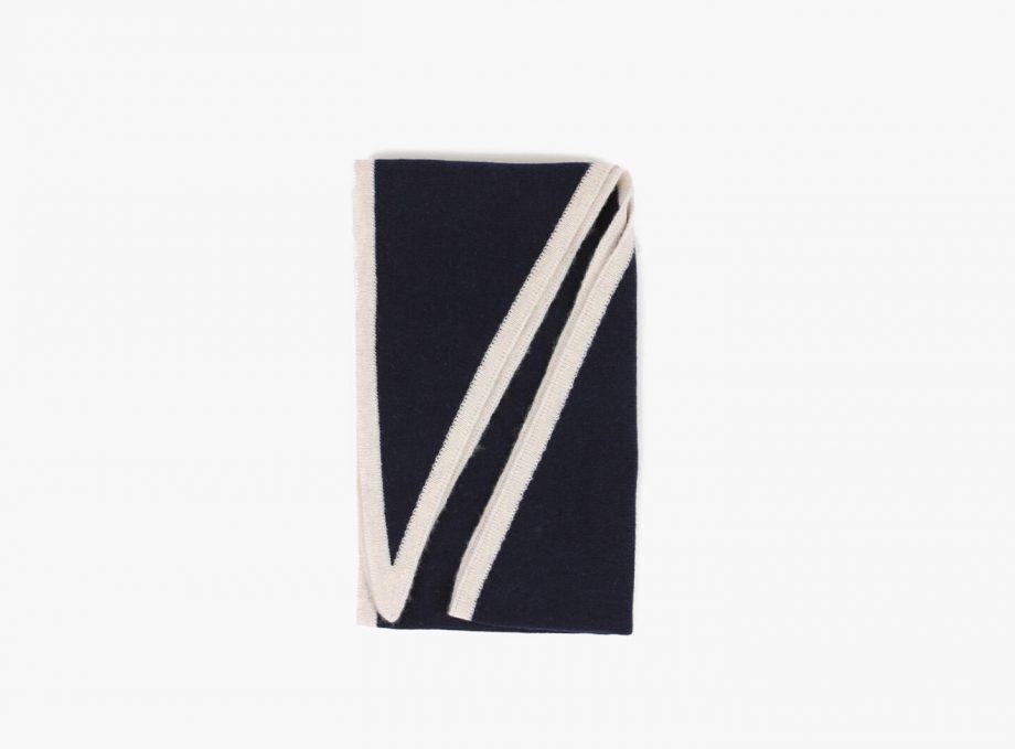 Duo triangle scarf - Marine