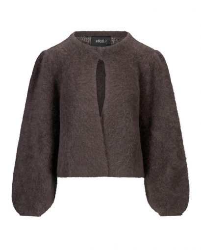 Amelia chunky cardigan - Dark brown