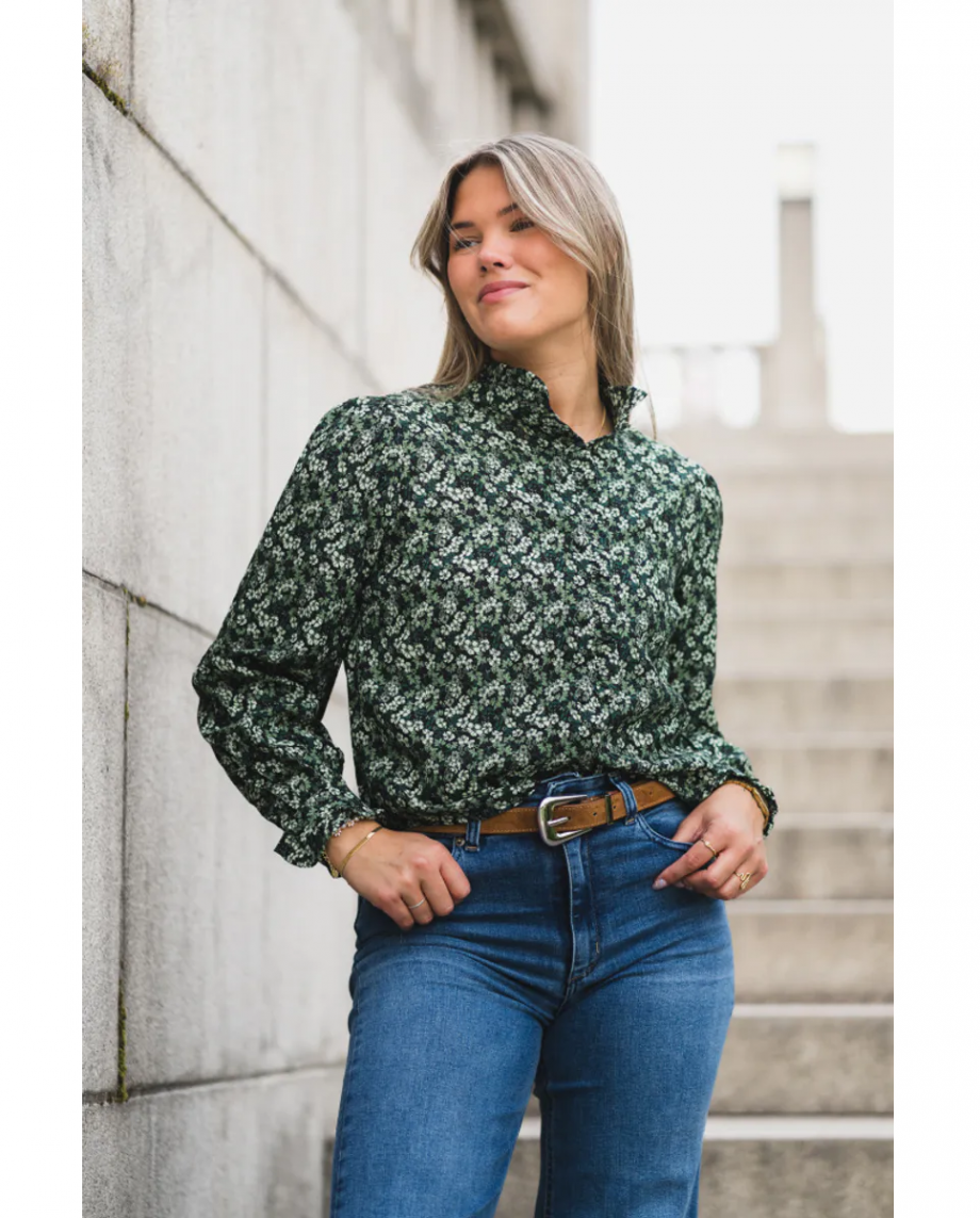 Astrid shirt AOP - Eden flower
