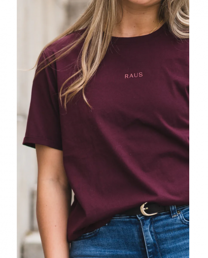 Linn logo tee - Port r/dusty