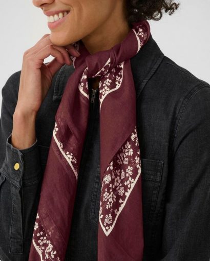 Loui scarf - Tawny port
