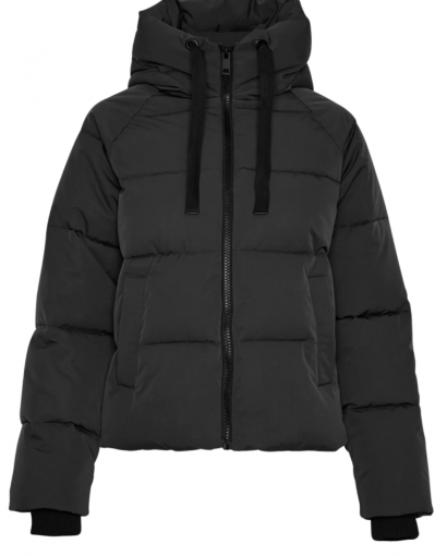 Pavine down short jacket - Black