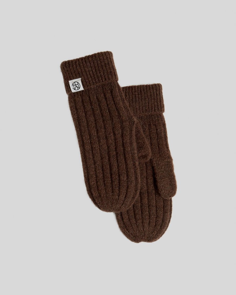 Hope icon mittens - Slate black
