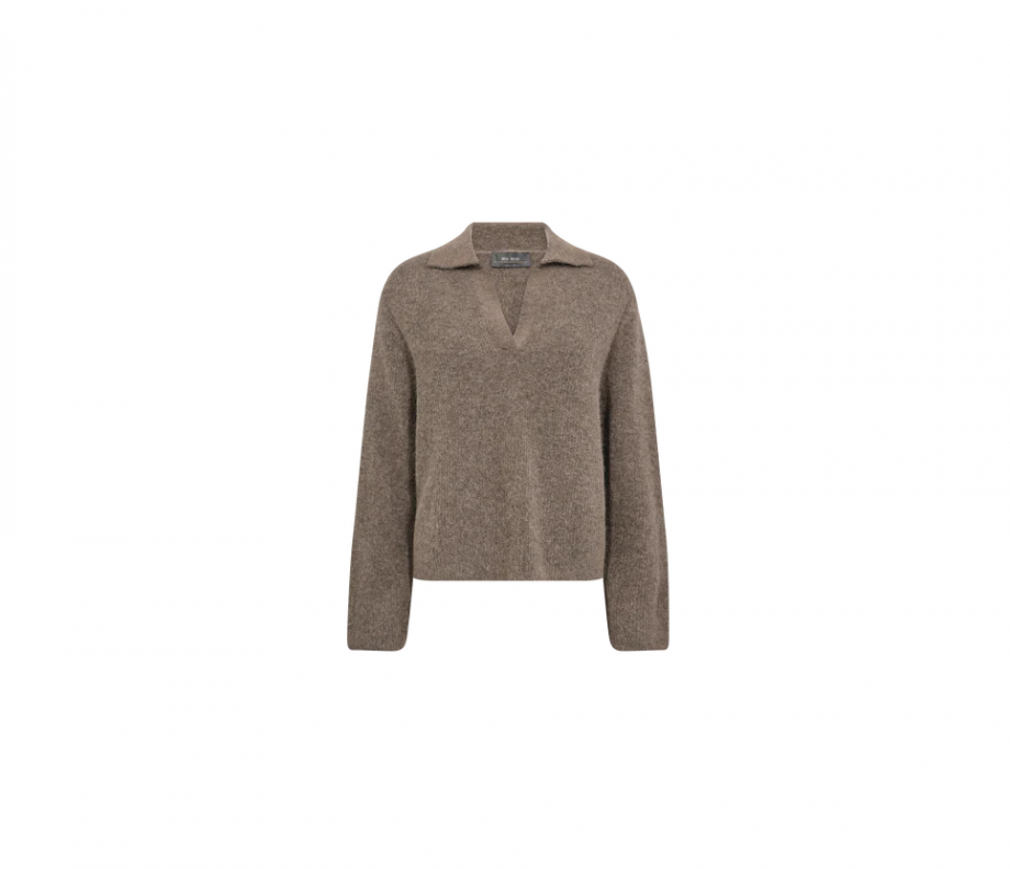 Thora Aidy polo knit - Falcon
