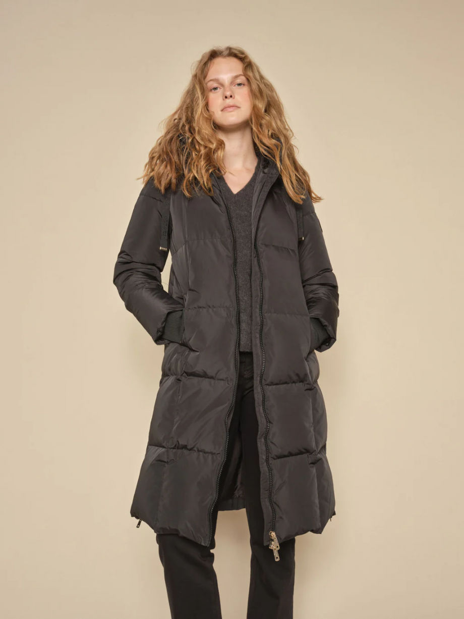 Nova square down coat - Black
