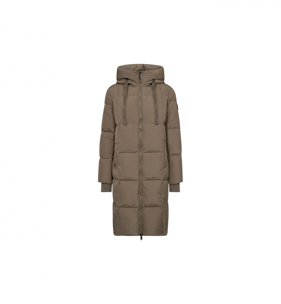 Nova square down coat - Brindle