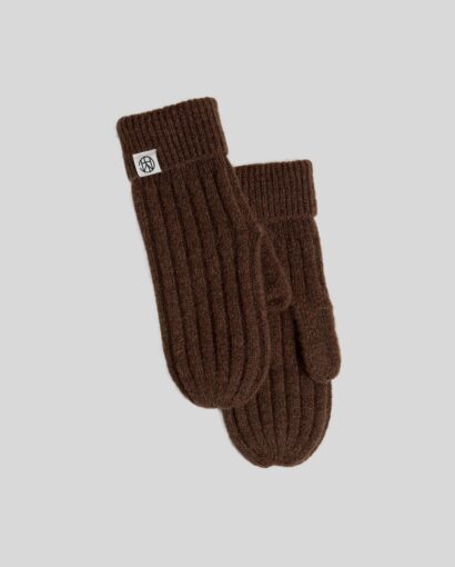 Hope icon mittens - Slate black