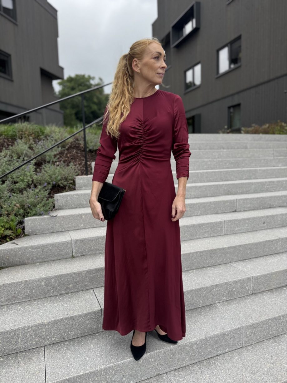 Arwen long dress - Cabernet