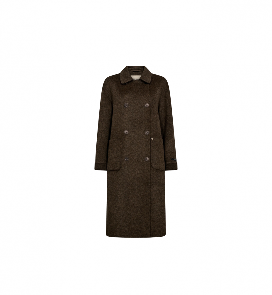 Lucca Barkley wool coat - Slate black