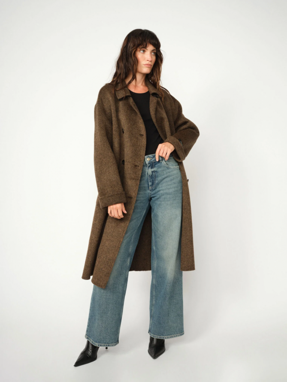 Lucca Barkley wool coat - Slate black