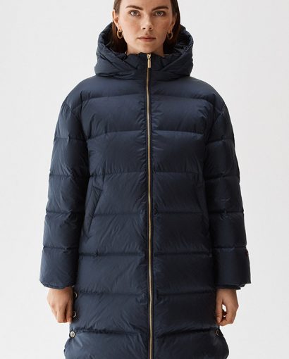Farida down coat - Marine