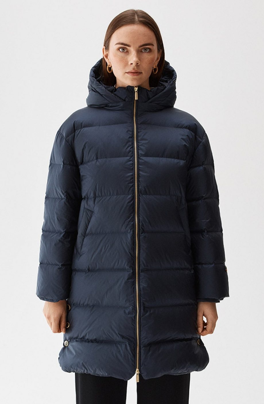 Farida down coat - Marine