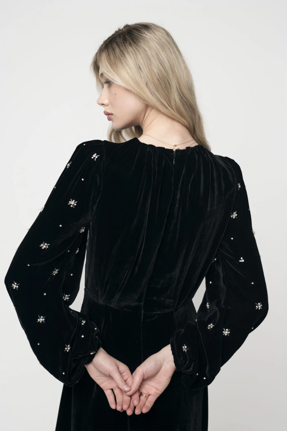 Ava Embellished dress - Black