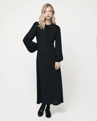 Ava hammered dress - Black