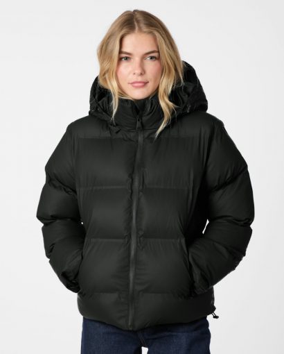 Fox C puffer jacket - Black