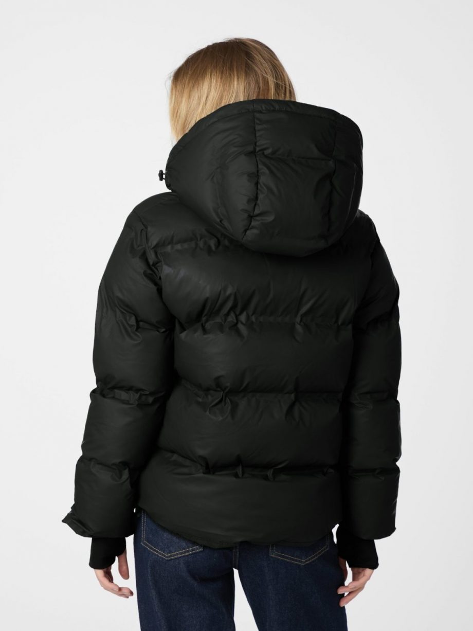 Fox C puffer jacket - Black