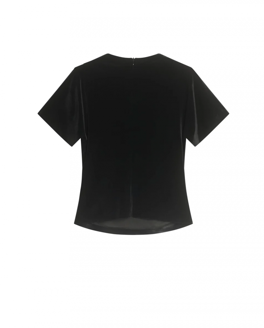 Renee velvet top - Black
