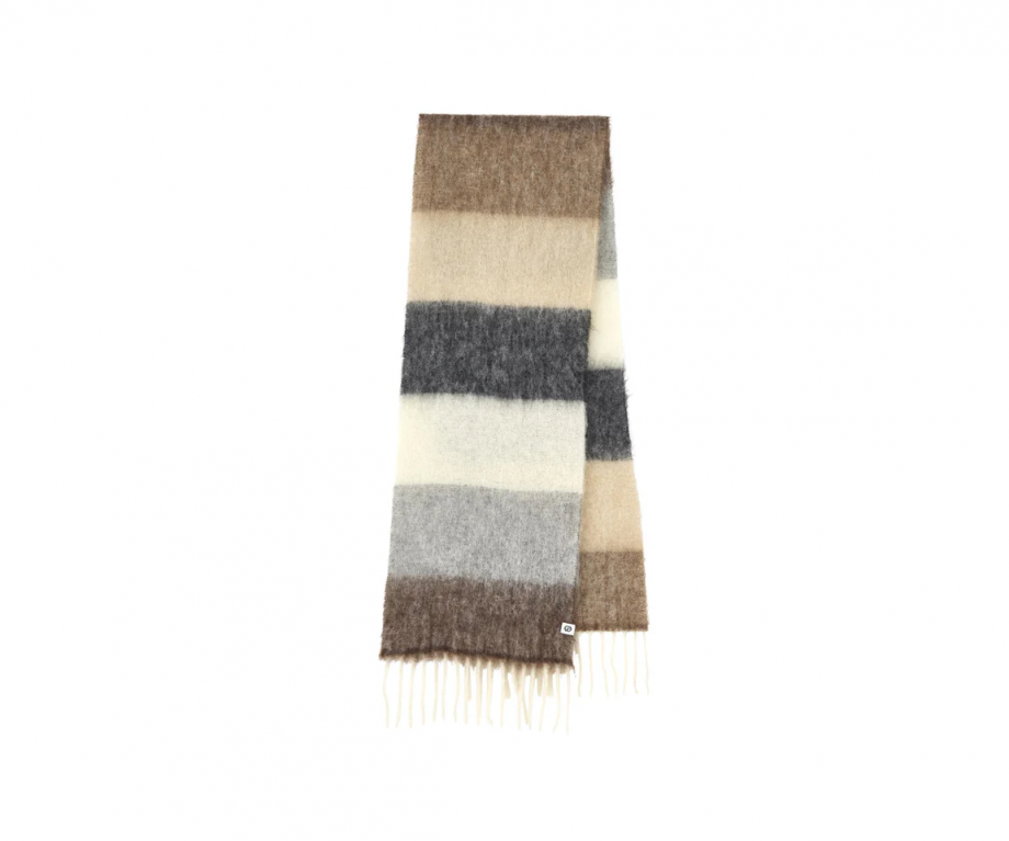 Strada Tilda M scarf - Rain drum brown