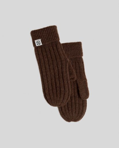Hope icon mittens - Slate black