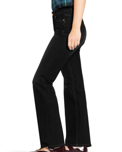 Paris flared - Basic rinsed black