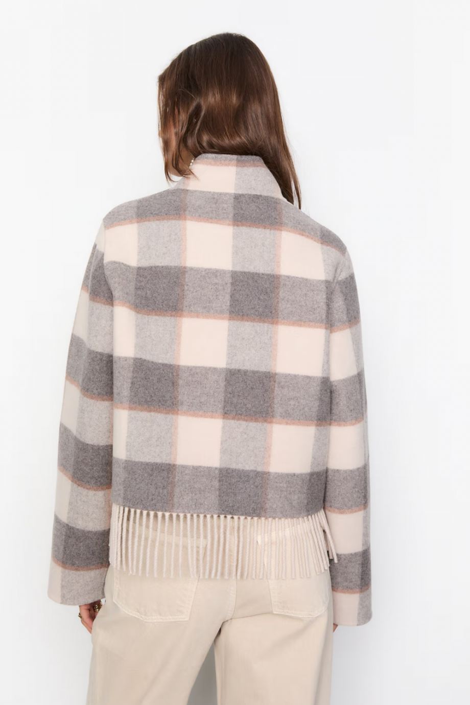 Edith jacket - Cream check