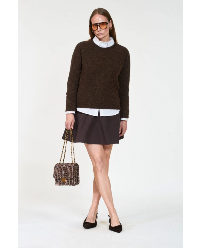 Fiona sweater - Dark brown