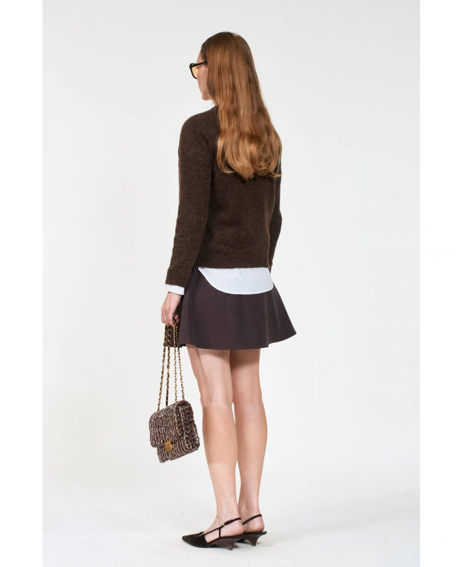 Fiona sweater - Dark brown