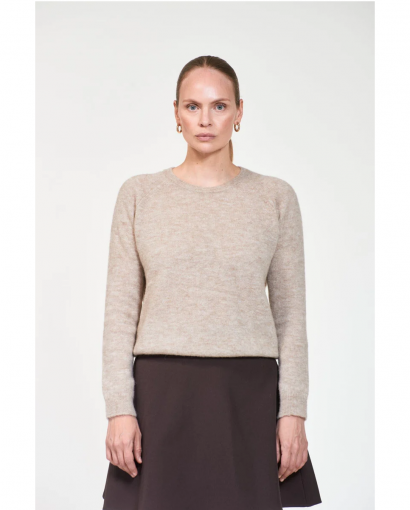 Fiona sweater - Light beige melange