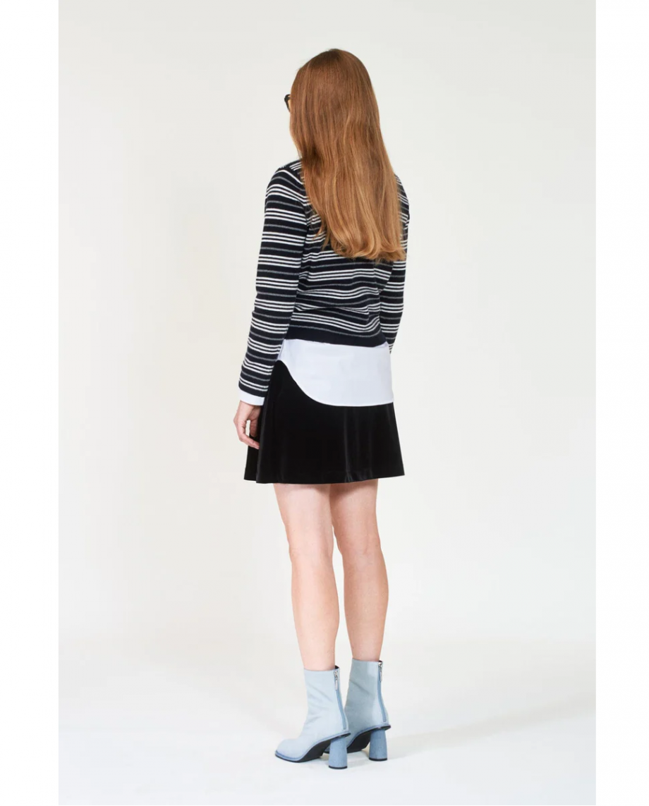 Cassie stripe - Dark navy stripe