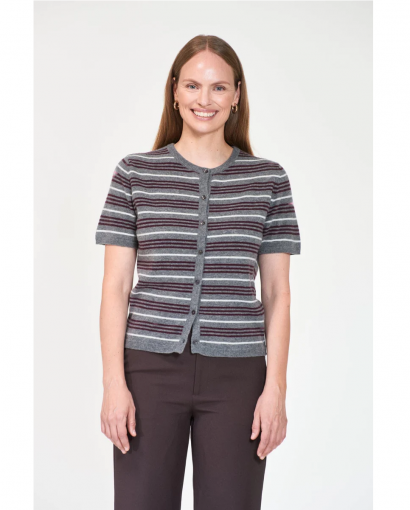 Cedar stripe - Grey multi