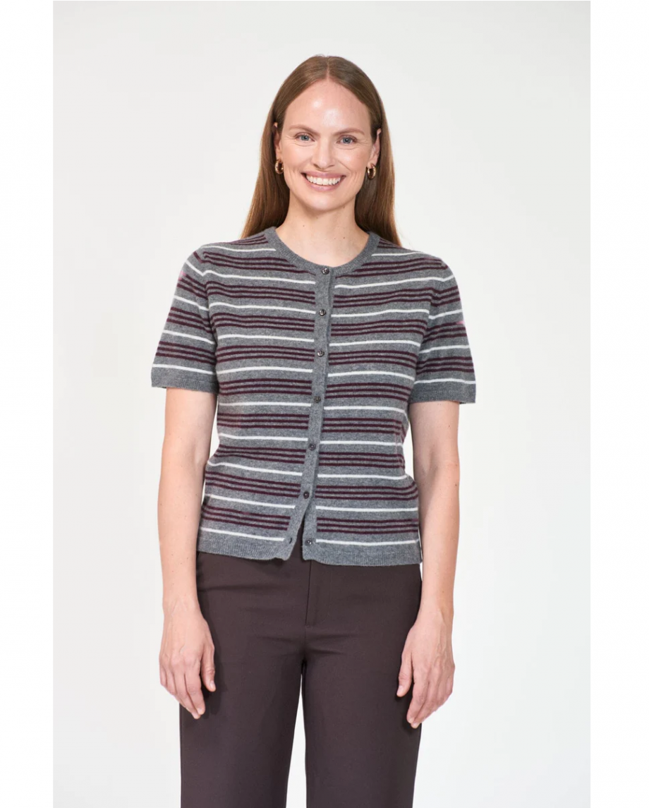Cedar stripe - Grey multi