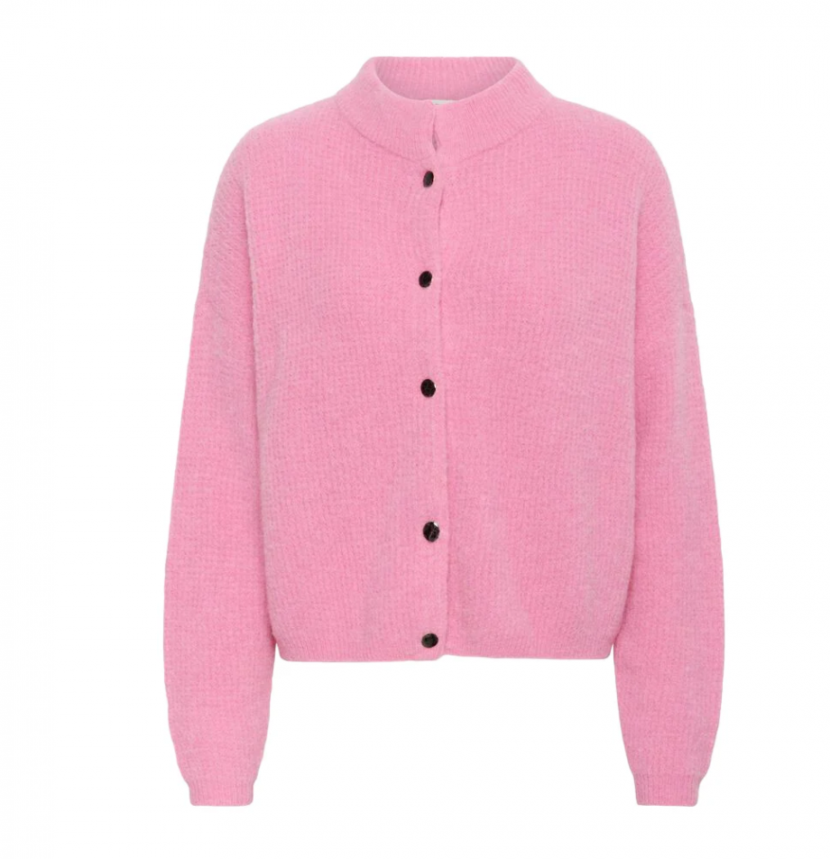 Alpha short cardigan - Begonia melange