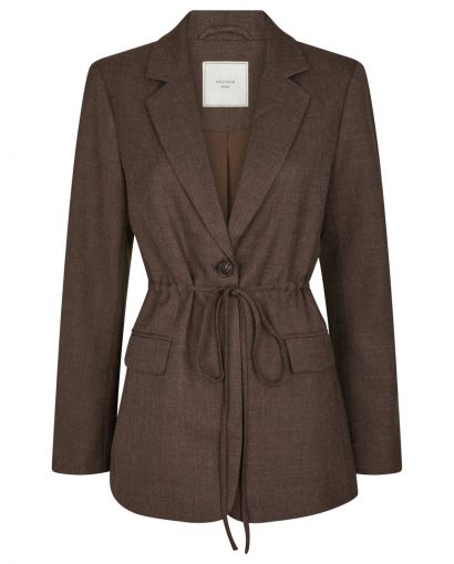 Jemmie melange blazer - Brown melange