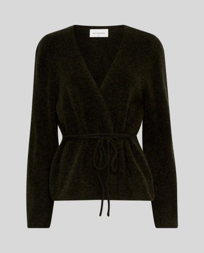 Miabelle Hope wrap cardigan - Rosin melange