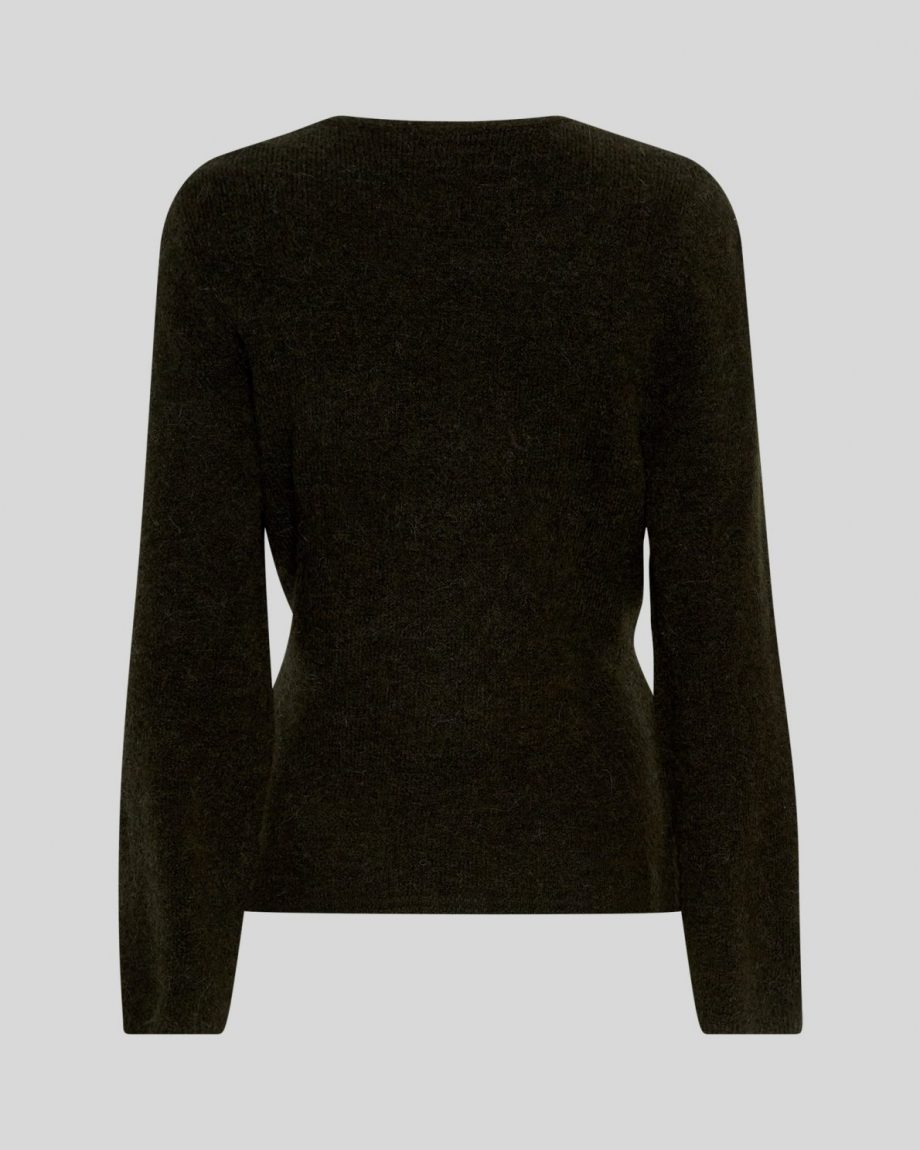 Miabelle Hope wrap cardigan - Rosin melange
