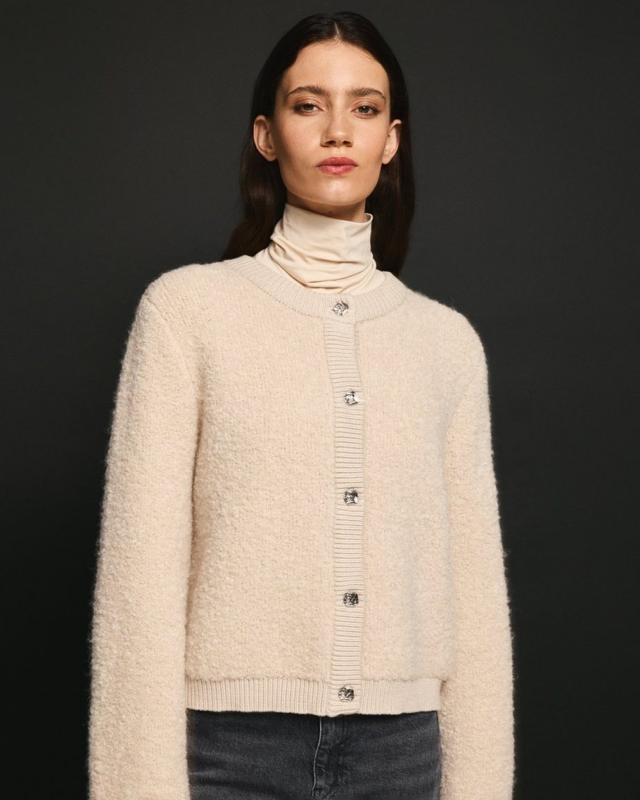 Nerida knit jacket - Oatmeal