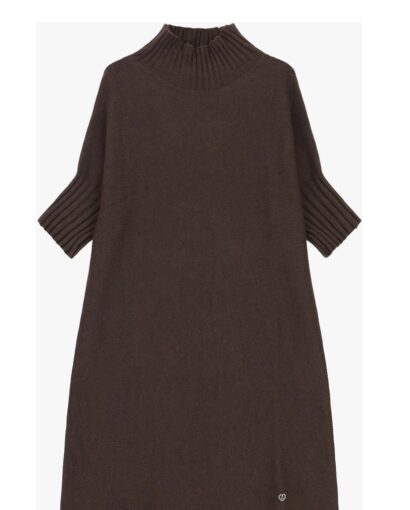 Turtleneck dress - Cioccolato