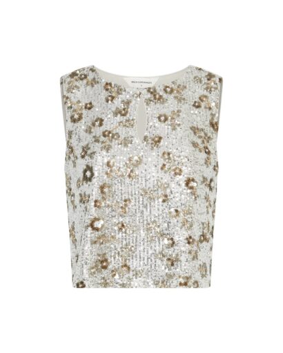 Magnolia SL top - Silver/T coco