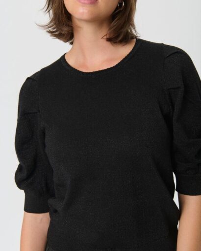 Varaia pullover - Black w/lurex