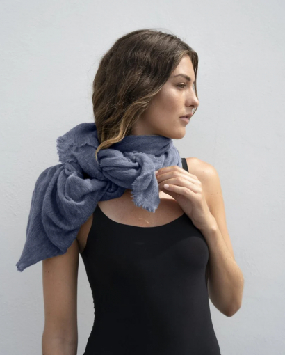 Cortina Luxury scarf - Blue