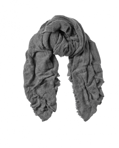 Cortina Luxury scarf - Mid grey