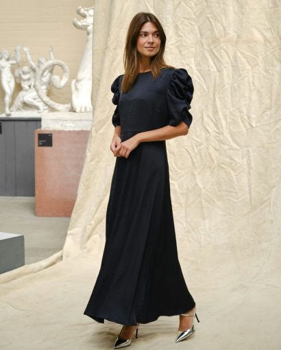 Benuti solid dress - Navy