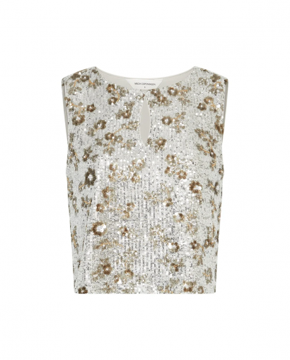 Magnolia SL top - Silver/T coco