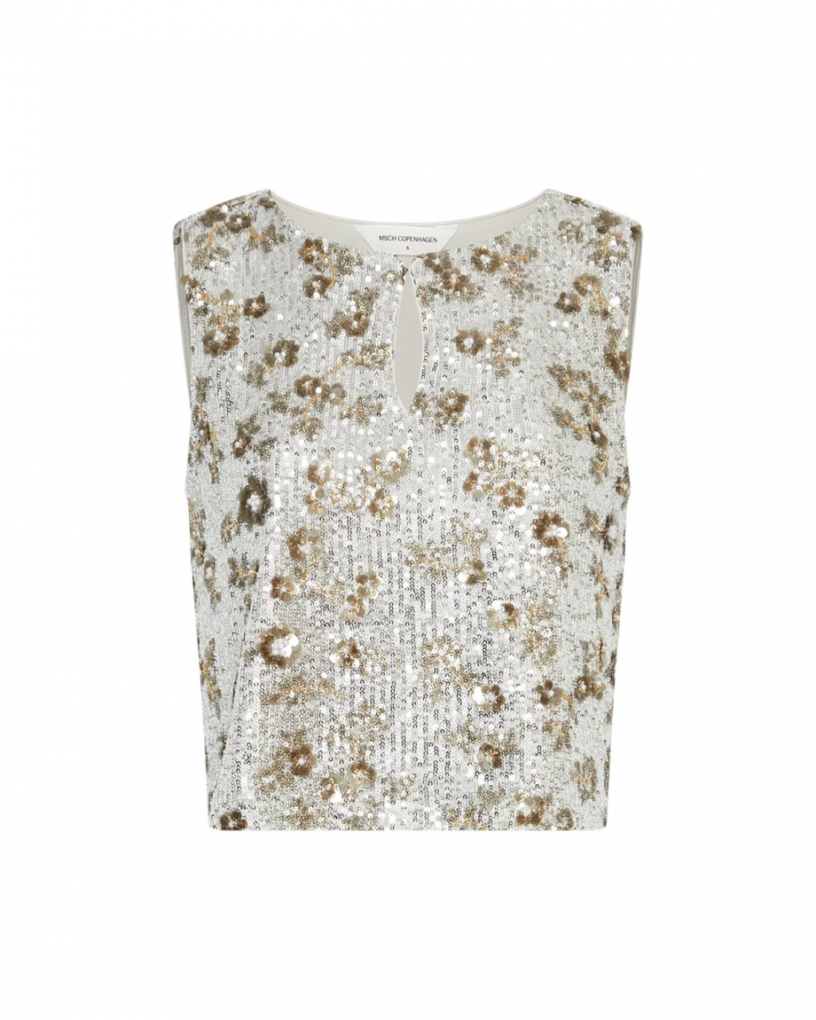 Magnolia SL top - Silver/T coco