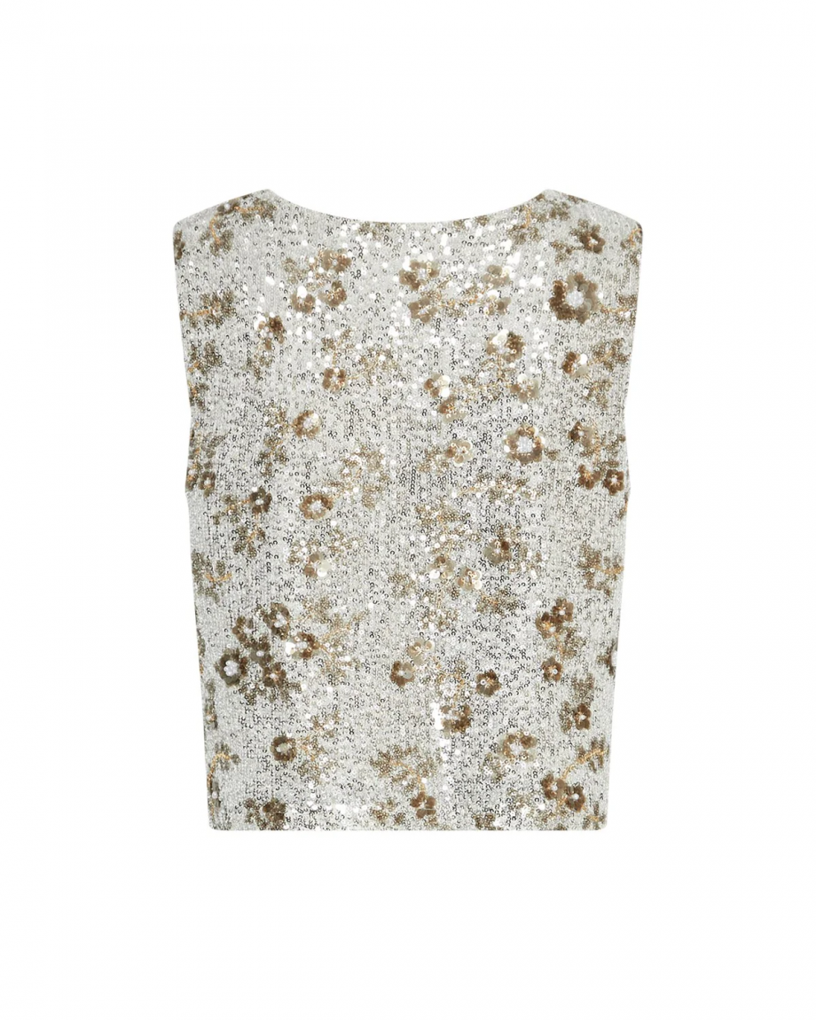 Magnolia SL top - Silver/T coco