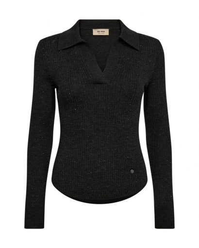 Ronika wool knit polo - Phantom