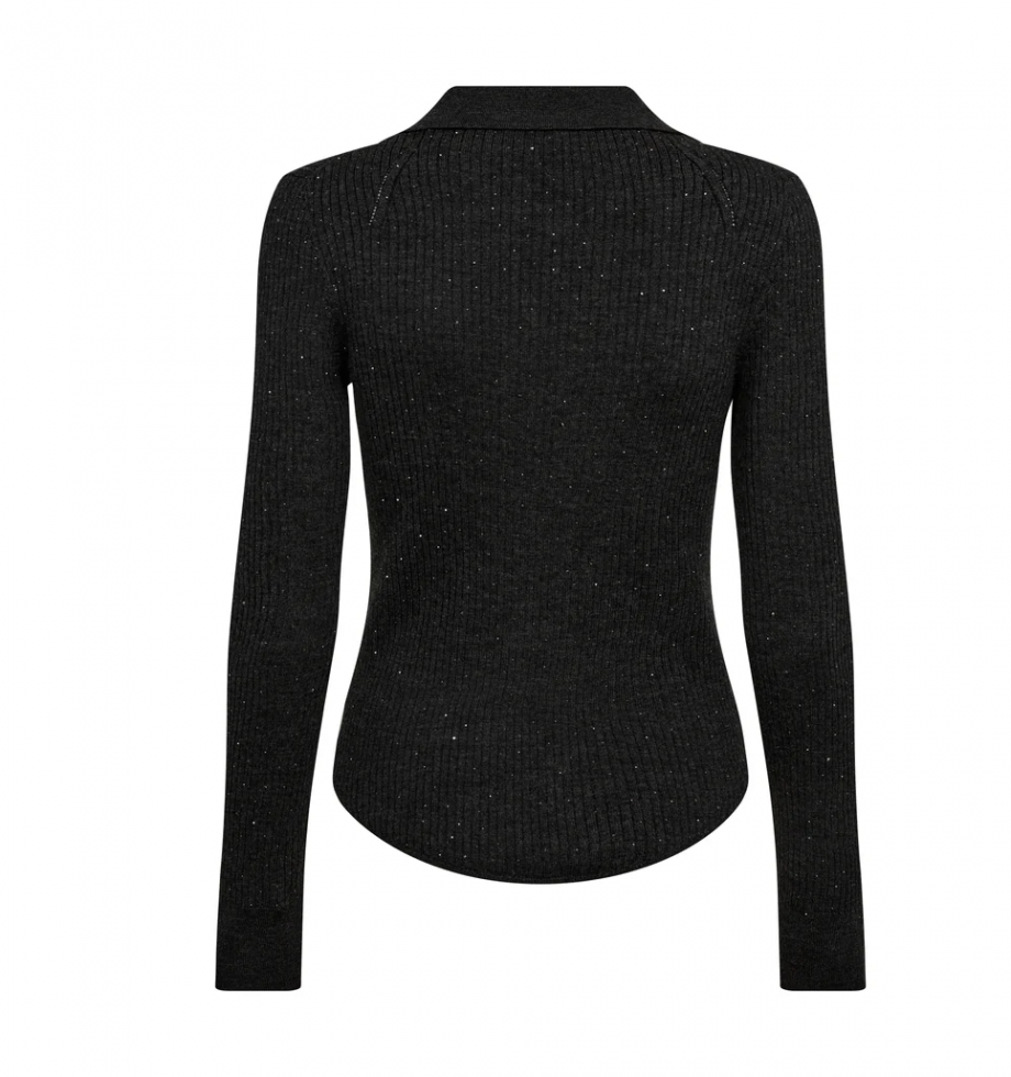 Ronika wool knit polo - Phantom