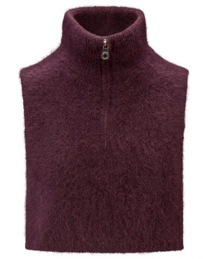 Belinda chunky high neck - Red wine