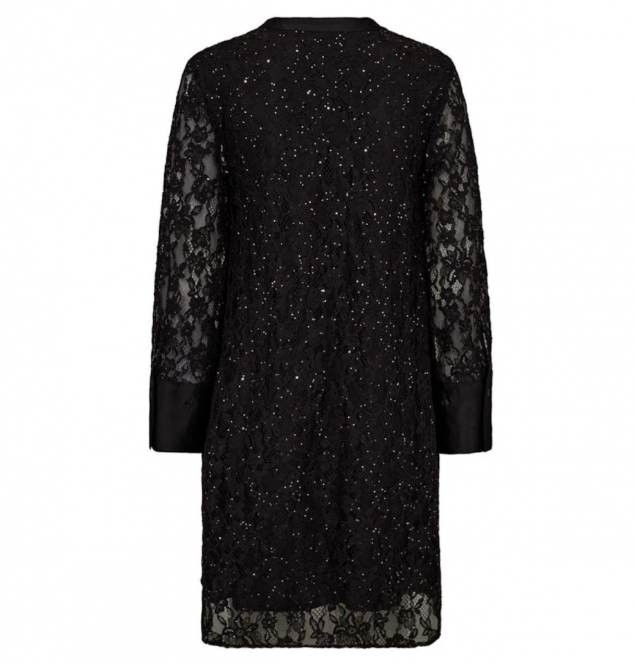 Yeni lace sequin dress - Black